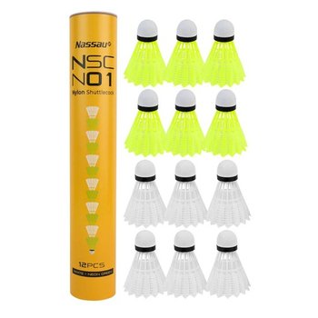 낫소 셔틀콕 나일론 N01 배드민턴셔틀콕 나일론셔틀콕 배드민턴공 라켓스포츠