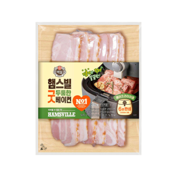 CJ 햄스빌 두툼한굿베이컨 간편즉석조리 340g x 9개