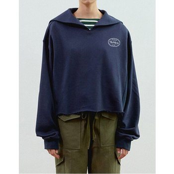 [MOMEN] Sailor Collar Sweat - Navy_XMTALYZA41156