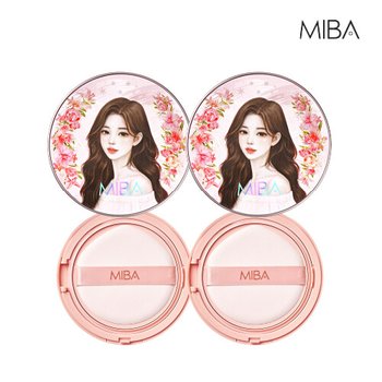미바 왕쿠션 시즌3 본품 (캐릭터 케이스로만) 2개  리필 2개