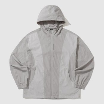 엄브로 후드집업 NQK UP321CJK77-YGR1 썬샤워 경량우븐 후드 숏 자켓 / YELLOW GREY