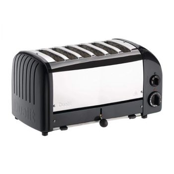 [해외] 독일 듀얼릿 토스터기 클래식 Dualit Toaster 60145 schwarz 6 Schlitze 1548106