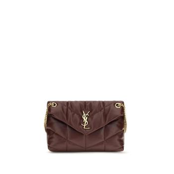 [해외] 생로랑 5774761EL07 6197 LT HOT WINE Puffer Toy Shoulder Bag