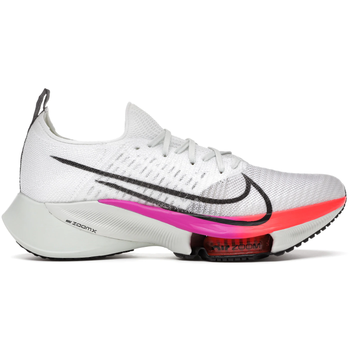 [해외] 나이키 에어 줌 템포 넥스트% 플라이니트 화이트 하이퍼 바이올렛 플래시 크림슨