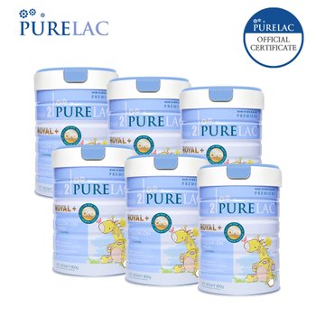 퓨어락로열플러스 2단계 (6-12개월) 800g 6캔