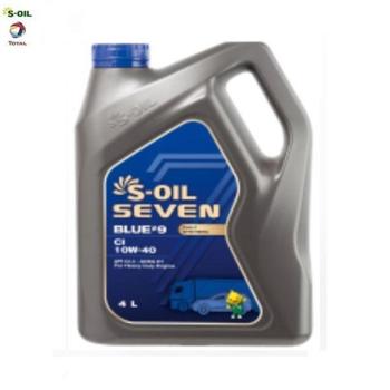 S-OIL BLUE CI 엔진오일 7 9 10W-40 4L 4개 1박스