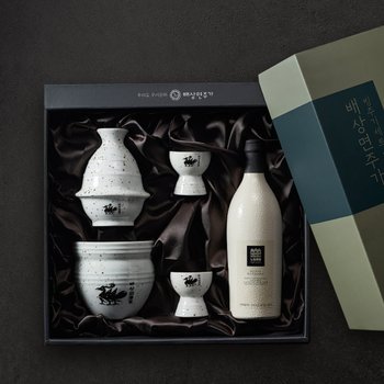 배상면주가 포천LB 배상면주가 느린마을약주 빙주기세트 (700ml(12%) [술선물세트]