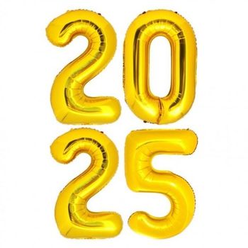 대 골드2025패키지 숫자은박풍선 파티풍선 2025 숫자풍선 신년 연말