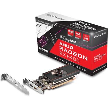 [해외] 영국 사파이어 그래픽카드 Sapphire 11315-01-20G Pulse AMD Radeon RX 6400 Low Profile Gaming