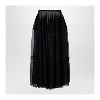 [해외] AlaA¯a Black midi tulle skirt AA9J2470K140CVI/XM_ALAIA-995_108-36 Black  [관부가세포
