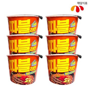 따블라면 얼큰소고기 맛 6개