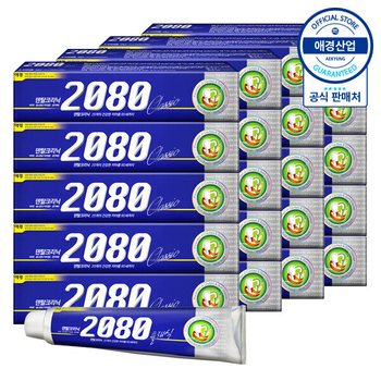 [비밀특가] 2080 클래식 치약 170g x20개