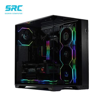 서린컴퓨터 AMD 9800X3D_RAM 32GB_리안리 O11 VISION COMPACT LCD팬 블랙 반본체PC
