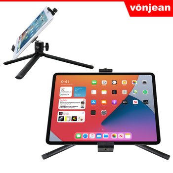 본젠코퍼레이션 KM-835B 테이블 태블릿 룩스탠드 + VCT-853S 아이패드 마운트 SET (영상 시청 및 사진 영상 촬영 삼각대 등)
