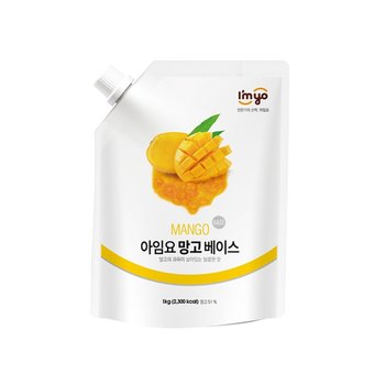 아임요 망고 베이스 잼류 1kg 과일 요거트 스무디