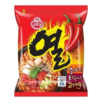오뚜기 열라면 40봉 가성비 간식 비품 무료배송