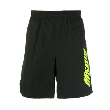 네온 로고 버뮤다 숏팬츠 114599567