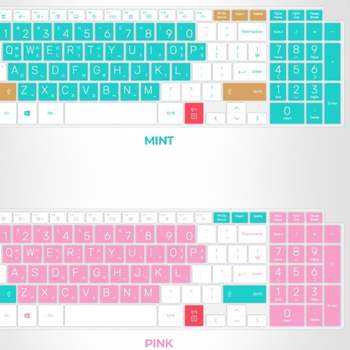 갤럭시북4 엣지 NT750XQB 노트북 마카롱 문자키스킨 지문뚫림 노트북키스킨 키스킨 키보드커버