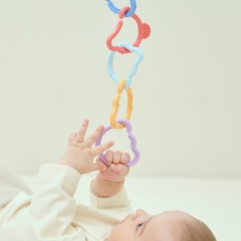 [3.23-25핫딜/로그인 시 쿠폰] 국내생산 베이비링 (28pcs/고리친구들)