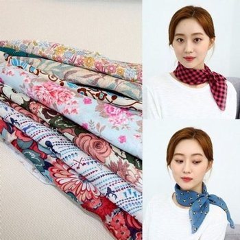 런칭특가 국내제작 쁘띠스카프 손수건 로맨틱 데이트룩 캐주얼 ...