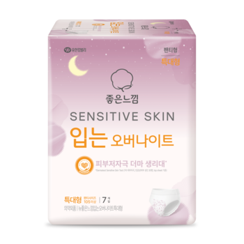 좋은느낌 센서티브스킨 입는오버나이트 특대형 7P