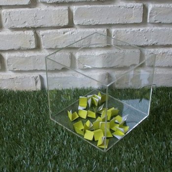 고품질 응모함 소형 전시함 응모박스 명함박스 투표함 모금함 명...