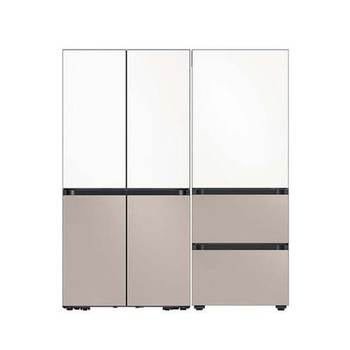 [S] 삼성 비스포크 냉장고 김치냉장고 세트 에센셜 화이트+베이지 RM70F63R2ZG+RQ33DB74D2AP
