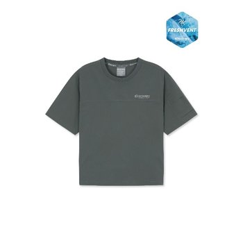 디스커버리키즈반팔티 AQS DKTR76053-GRD 키즈 프레시벤트 경량 우븐 소매 포켓 트레이닝 반팔티