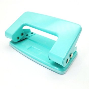 미니 서류 펀칭기 구멍 뚫기 사무용 민트 색상 (WFK7PMQ)