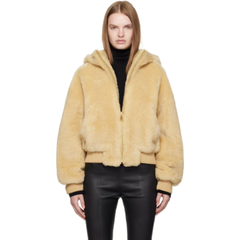 R2W 베이지 파티마 울 테디 재킷 RFFUDC10289N TP861901368