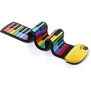 [해외] 독일 도너 키보드 피아노 입문용 1882763 디지털Life 49-Key Roll-Up Electronic Piano - Perfec