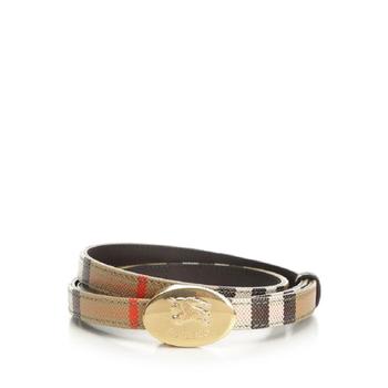 버버리 Knight Stamp Check Slim Reversible Belt 8112220B9368