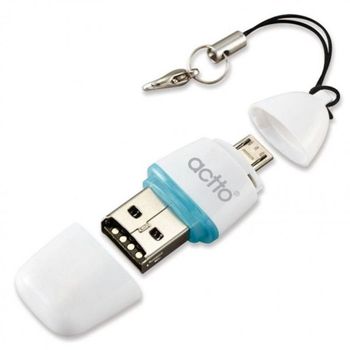 엑토 휴대용 카드리더기 스마트폰 OTG USB C타입 카드리더