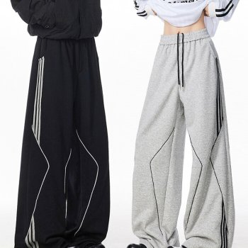 제로스샵 / 믹센 트랙라인 와이드 트레이닝팬츠