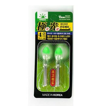ST-SA 씨타임 극광 전자케미 4mm 밤낚시 그린 전지 스포츠 레저 낚시 낚시공구