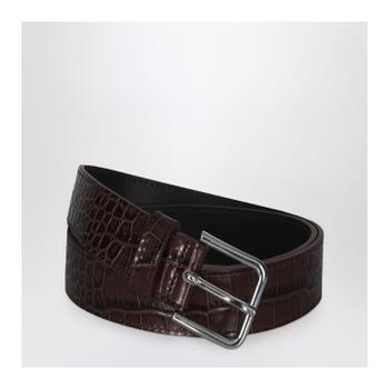 The Frankie Shop 토니 크록 브라운 벨트 BEFS21177LE/XL_THE-885_323-L
