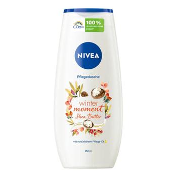 [해외직구] 독일직구 Nivea 니베아 윈터 모먼트 시어 버터 샤워 겔 250ml