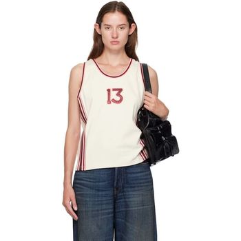 오프 화이트 로고 자수 탱크탑 BL0424  TP863548372 144493740