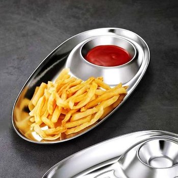 소스칸 접시 실버 위생 다용도 종지 치킨앞 찍먹 개인소스 스텐 앞 그릇 양념 종지 개인앞