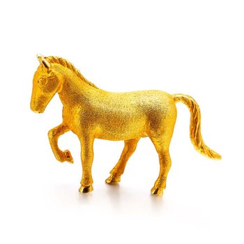 순금 선물 기념품 황금 말 24K 11.25g 동물 디자인