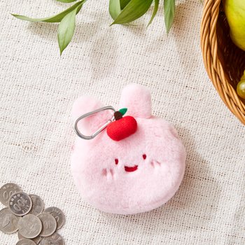 [신세계백화점][버터샵] 애플팜 스크래빗 코인 파우치 핑크
