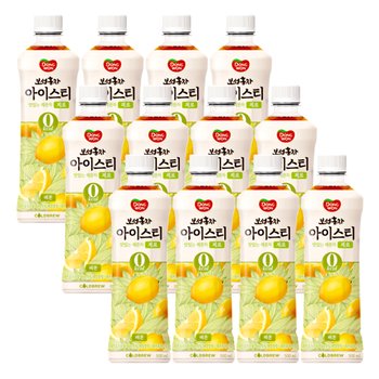 동원 보성홍차 아이스티 레몬차 제로 500ml 12입