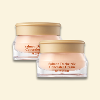 스킨푸드 연어 다크서클 컨실러 크림 10g x 2개 아이전용 눈밑 조명크림