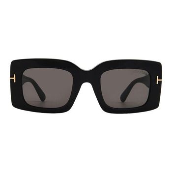 톰포드 톰 포드 브리기타 스모크 직사각형 여성용 선글라스 7457208