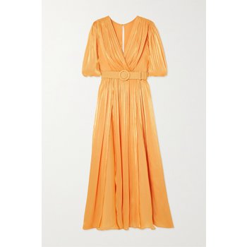 [해외] 코스타렐로스 브레니 벨티드 메탈릭 라메 미디 원피스 1647597305935984