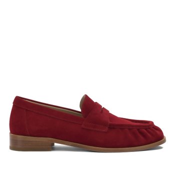 [해외배송] 스트라테지아 스웨이드 페니 스트랩 로퍼 A6101 VELOUR ROSSO