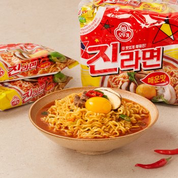 오뚜기 진라면 매운맛 (120GX5)