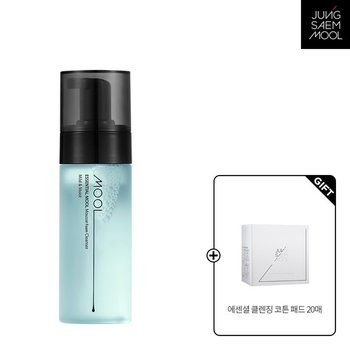 에센셜 물 무스 폼 클렌저 + 에센셜 클렌징 코튼 패드 20매