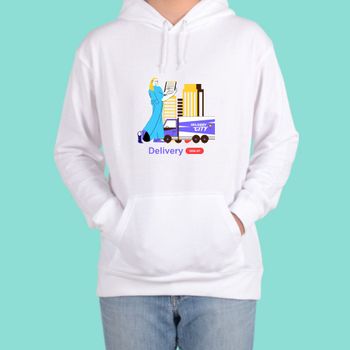 후드티 화이트 온택트 디지털노마드 프리랜서 디자인