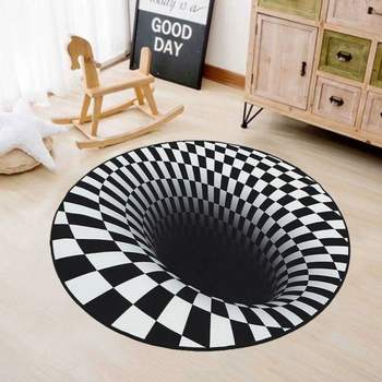 트랩존 699TZP84 3D 입체 착시매트 80cm 트릭아트 카페트 3D러
